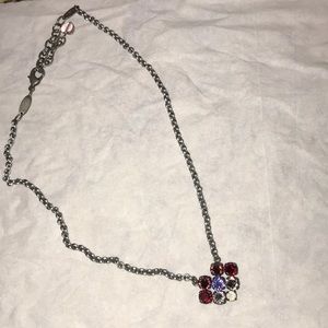 Sabika Necklace With Stone Pendant